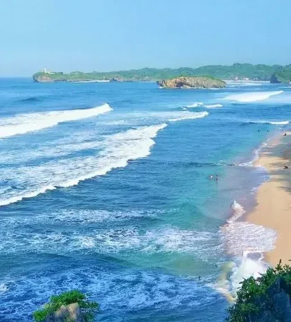 Beach tourism in Jogja is most sought after by tourists